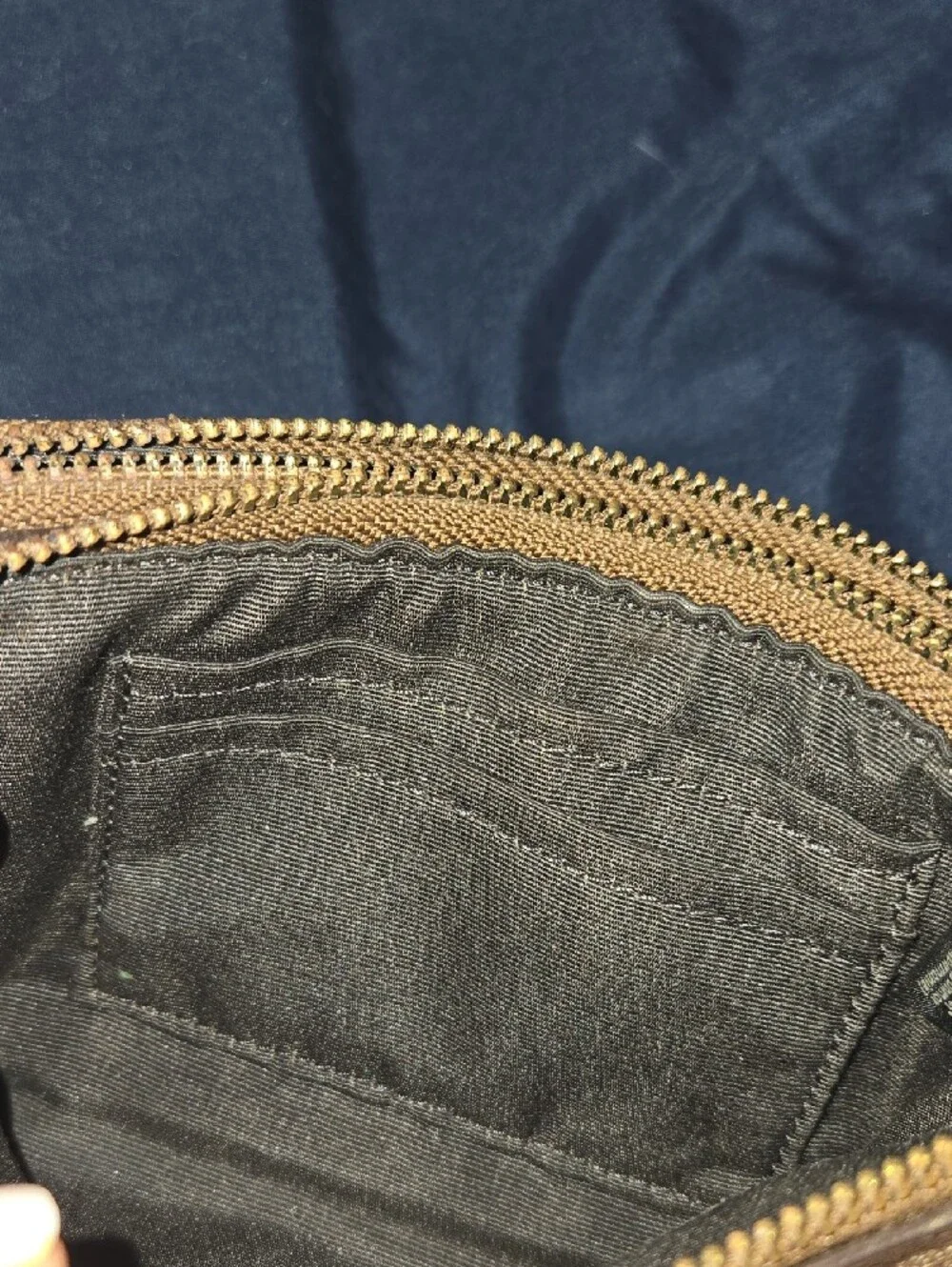 Coach Brown Signature Double Side With Strap